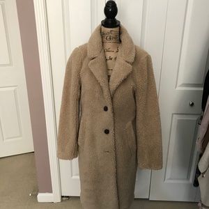Abercrombie and Fitch Long Sherpa coat